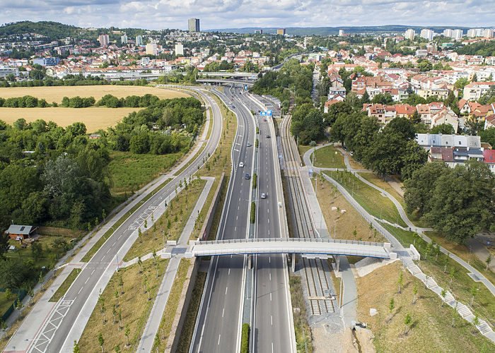 Velký městský okruh Brno, úsek Žabovřeská