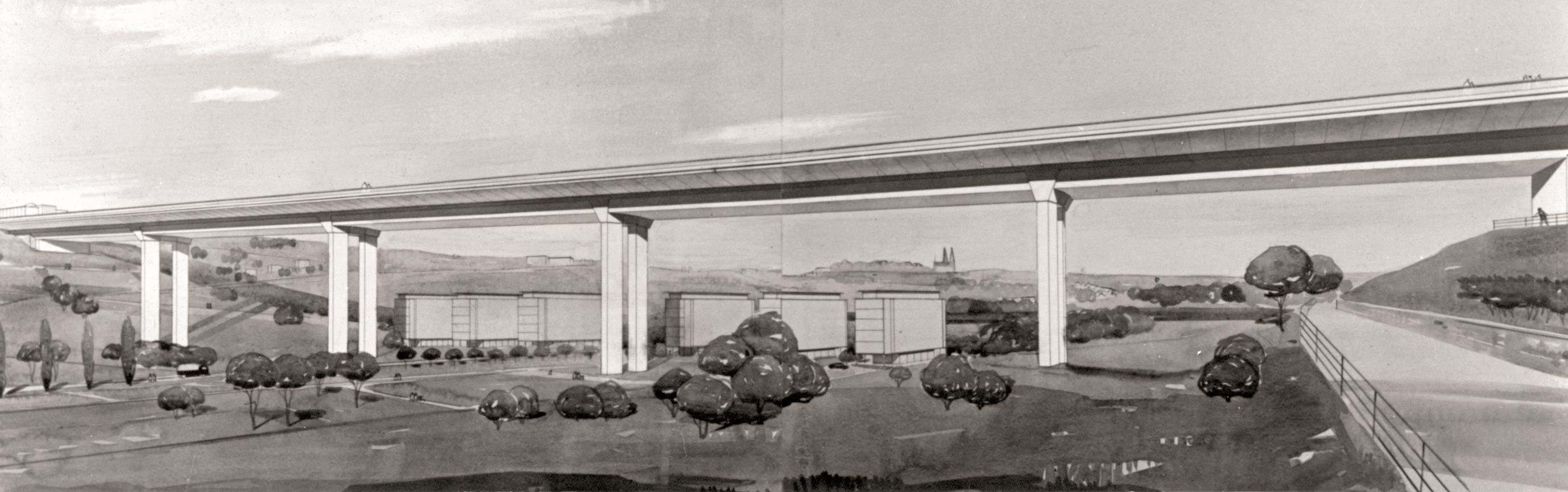 Nuselský most - návrh